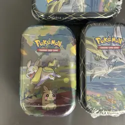 ONE Factory Sealed Pokemon Shining Fates Mini Tin With Random Art 2 Packs + Coin - Image 3