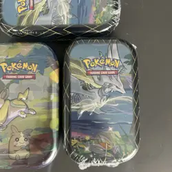 ONE Factory Sealed Pokemon Shining Fates Mini Tin With Random Art 2 Packs + Coin - Image 4