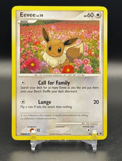 2008 POKEMON DIAMOND & PEARL MAJESTIC DAWN #62 EEVEE COMMON (REGULAR) - NM - Image 1