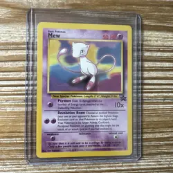 Pokemon Card Mew Black Star Promo Vintage MP - Image 1