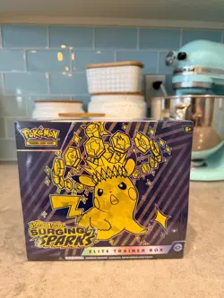 Pokemon TCG: Scarlet & Violet - Surging Sparks Elite Trainer Box (ETB) Sealed - Image 1