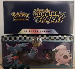 Pokemon TCG Scarlet & Violet SURGING SPARKS Elite Trainer Box FACTORY SEALED ETB - Image 4