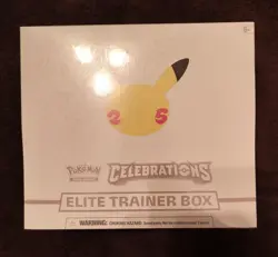 Pokemon TCG Celebrations ETB 25th Anniversary Elite Trainer Box New Sealed Promo 820650809439 - Image 2