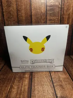 Pokemon TCG Celebrations ETB Elite Trainer Box 25th Anniversary Sealed 820650809439 - Image 1