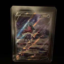 Pokemon TCG Suicune v Crown Zenith: Galarian Gallery Ultra Rare Card GG38/GG70 - Image 1