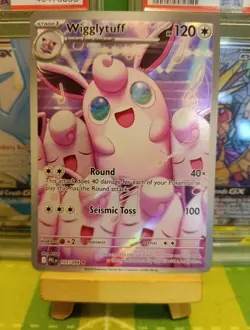 Pokemon Tcg Phantasmal Flames 105/094 Wigglytuff Illustration Holo Rare - Image 1