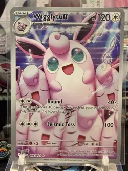 Wigglytuff 105/094 Pokemon TCG Phantasmal Flames Holo NM Illustration Rare JW - Image 1