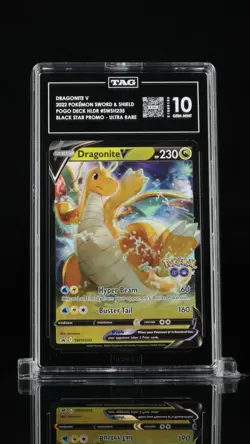 Dragonite V SWSH235 Sword & Shield Promo Cards Holo TAG 10 Rank 1 - Image 1