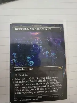 MTG Card: Takenuma, Abandoned Mire (Kamigawa: Neon Dynasty) EXTENDED ART - Image 1