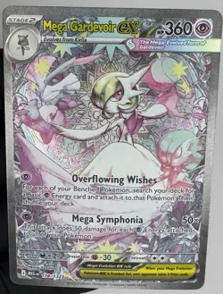 Mega Gardevoir EX 178/132 Mega Evolution Special Illustration Rare Pokemon Card - Image 3