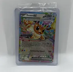 Eevee EX 075/131 Promo Prismatic Evolutions Stamp Pokemon Card SEALED! - Image 1