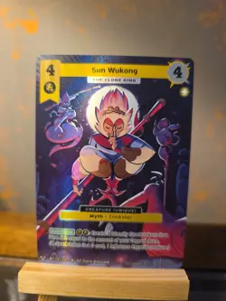 Metazoo 2025: Sun Wukong - The Clone King Alt Art 231/214 3 Star Card - Image 1
