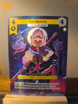 Metazoo 2025: Sun Wukong - The Clone King Alt Art 231/214 3 Star Card - Image 2