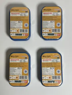 One Piece Card Game Tin Pack Set Vol 2 Factory Sealed Lot Of 4 Ships Same Day - Image 2