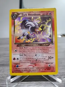 Dark Houndoom Neo Destiny Holo Rare Card 7/105 HP Pokemon TCG - Image 1