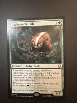 Badgermole Cub X1 Mtg Avatar The Last Airbender Nm - Image 1