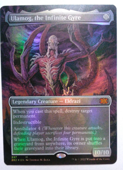 MTG 2x2 FOIL BORDERLESS ULAMOG, THE INFINTE GYRE (bright foiling) - Image 1