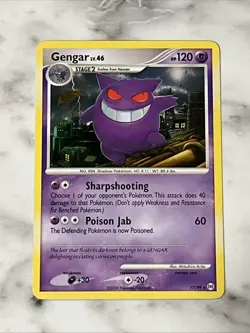 Pokemon TCG Gengar Lv. 46 17/99 Platinum Arceus Regular Rare Vintage 2009 - Image 3
