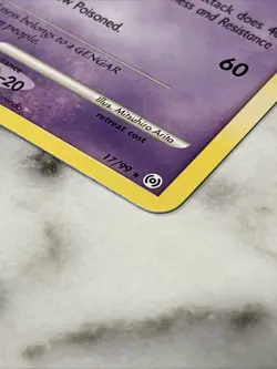 Pokemon TCG Gengar Lv. 46 17/99 Platinum Arceus Regular Rare Vintage 2009 - Image 5