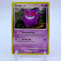 Pokemon TCG Gengar Lv. 46 17/99 Platinum Arceus Regular Rare Vintage 2009 - Image 1