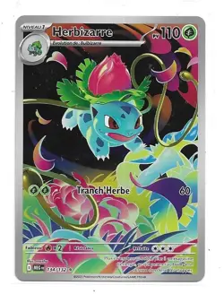 CARTE POKEMON HERBIZARRE 110 PV 134/132 SERIE MEGA EVOLUTION ME 01 - Image 1