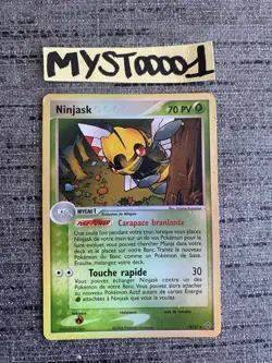 Carte Pokemon Ninjask 18/97 Rare Reverse EX DRAGON Francais Occasion - Image 1