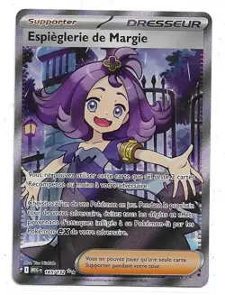 CARTE POKEMON DRESSEUR ESPIEGLERIE DE MARGIE 165/132 SERIE MEGA EVOLUTION ME 01 - Image 1