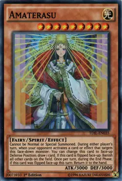 Amaterasu - TDIL-EN035 - Super Rare - 1st Edition x1 - Lightly Played - Image 1