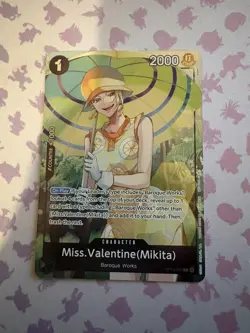 OP14-087 Miss.Valentine (Mikita) - Dash Pack Promo One Piece TCG English - Image 1