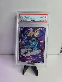 PSA 10 2024 ONE PIECE ENGLISH TWO LEGENDS OP08-074 SR BLACK MARIA - Image 1