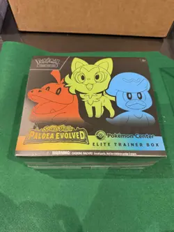Pokemon Paldea Evolved POKEMON CENTER Elite Trainer Box ETB New & Sealed - Image 2