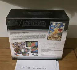 Pokemon Center Elite Trainer Box ETB Scarlet Violet Paldea Evolved, New Sealed - Image 2