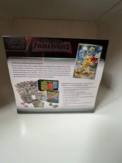 Pokemon Paldea Evolved POKEMON CENTER Elite Trainer Box ETB New & Sealed - Image 3