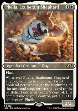 Etched Phelia, Exuberant Shepherd - MH3 - 478 | MTG Card - Image 3