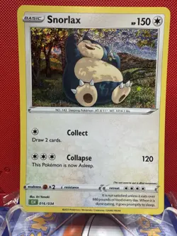 Snorlax 016/034 CLV NM Trading Card Game Classic Holo Pokemon #694 - Image 1