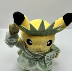 Pokemon Center Nintendo PIKACHU Plush Statue of Liberty Edition NY NYC New York - Image 4