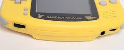 GameBoy Advance Pokemon Center New York Yellow Pikachu Reshell Custom Tested - Image 3