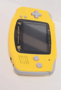 GameBoy Advance Pokemon Center New York Yellow Pikachu Reshell Custom Tested - Image 5