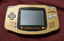 Nintendo GameBoy Advance Pokemon Center New York Gold Edition New Shell - Image 1