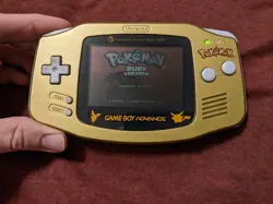 Nintendo GameBoy Advance Pokemon Center New York Gold Edition New Shell - Image 3