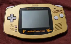 Nintendo GameBoy Advance Pokemon Center New York Gold Edition New Shell - Image 5