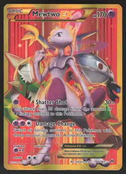 Mewtwo EX 164/162 Secret Rare Pokemon TCG XY BREAKthrough MP - Image 1