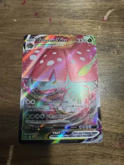Pokemon Venusaur VMAX SWSH102 Promo Full Art Holo 330 HP English TCG Card - Image 1