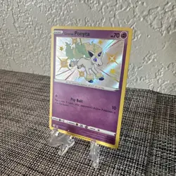 Galarian Ponyta SHINY SV047/SV122 Shining Fates NM Holo Foil Rare Pokemon Card - Image 2