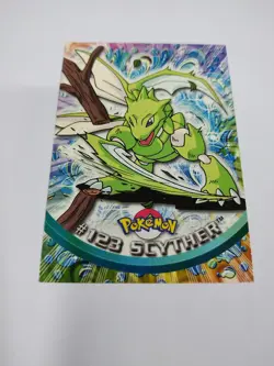Scyther Topps Pokemon TV Animation Edition Series 3 #123 2000 Glossy - Image 1