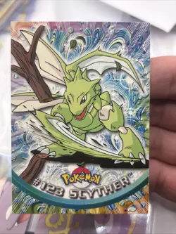 2000 Topps Pokemon TV Animation Edition Series 3 Non Holo #123 Scyther - Image 1