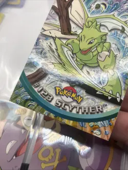 2000 Topps Pokemon TV Animation Edition Series 3 Non Holo #123 Scyther - Image 2