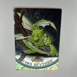 2000 Topps Pokemon TV Animation Edition #123 Scyther Holo Foil Series 3 - Image 3