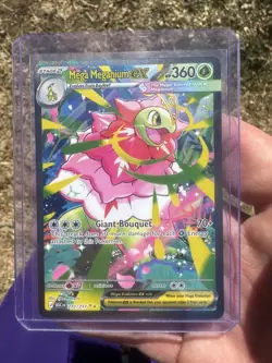 Pokemon Mega Meganium EX SIR 272/217 Ascended Heroes English Mint Condition TCG - Image 1