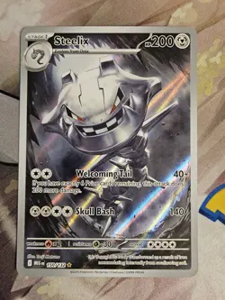 Steelix 150/132 Mega Evolution Illustration Rare Pokemon TCG NM - Image 1